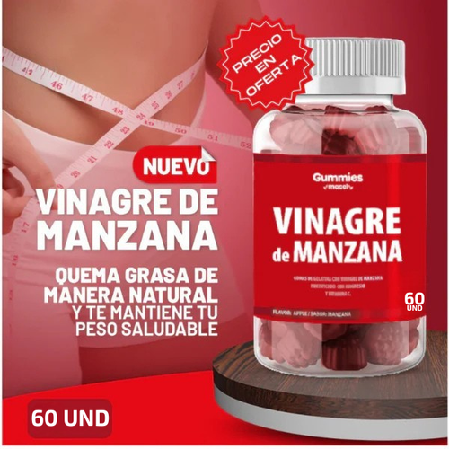 ¡Solo por Black Friday! 🍎 Paga 1 y recibe 2 Gomitas de Vinagre – Pocas unidades