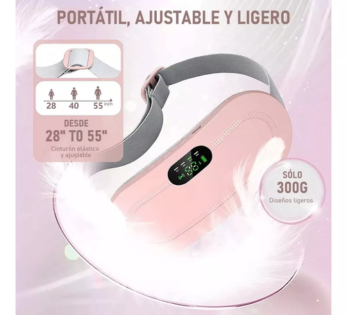 Cinturón Masajeador Calor Para Cólicos